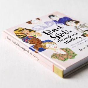 Bad Girls Throughout History Hardcover Book - Pink